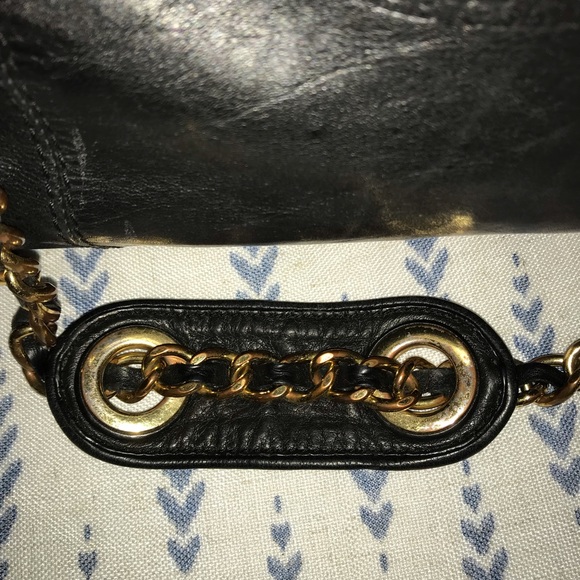 Juicy Couture Bag Black Cow Hide Chain Strap - Picture 5 of 16